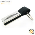 Promotion PU Leather Keychain Key Ring for Gift